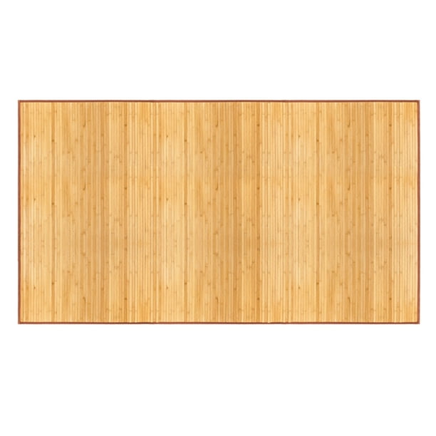 5 Sizes Bamboo Floor Mat Natural Area Rug Indoor Carpet Non-sliding Bedroom Bath